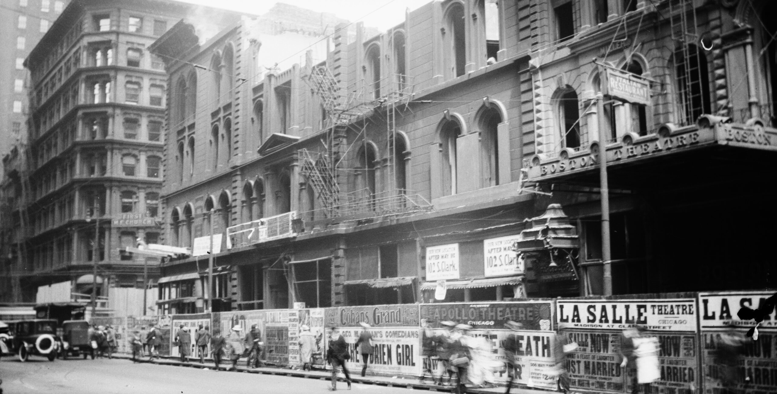 Demolition Of The Methodist Church Block, May 1922