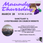 Maundy Thursday - March 28
